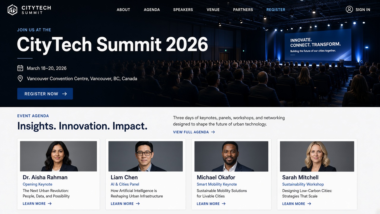 Cue OS public event page